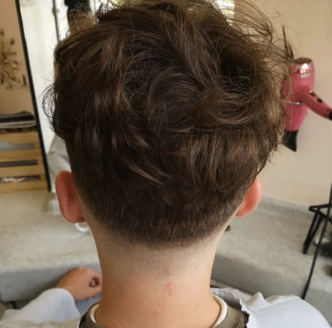 Coupe courte texturée, salon Talleulook