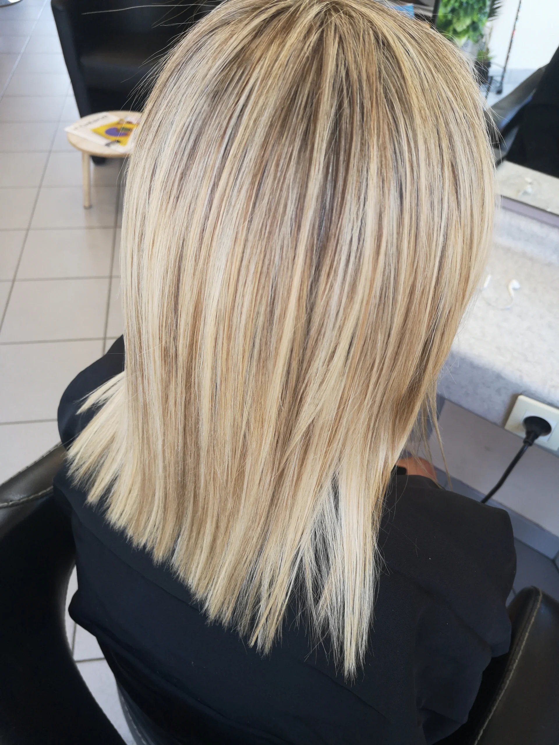 Balayage blond, salon Talleulook